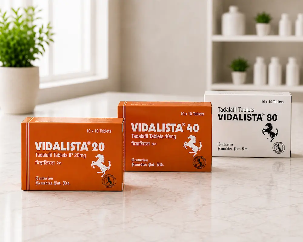 Comprar Cialis genérico online con pago contrareembolso en España. Vidalista 20 mg, Vidalista 40 mg y Vidalista Black 80 mg.