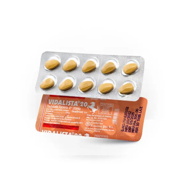 Vidalista 20 mg Vidalista 20 mg con tadalafil 20 mg