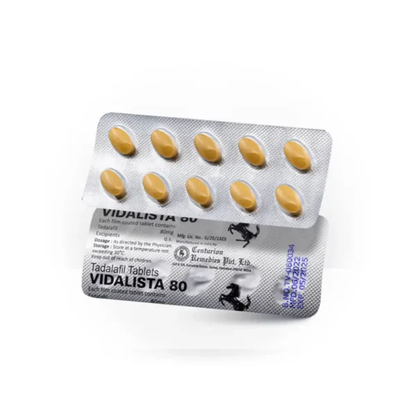 Vidalista Black 80 mg Vidalista Black 80 mg con tadalafil 80 mg